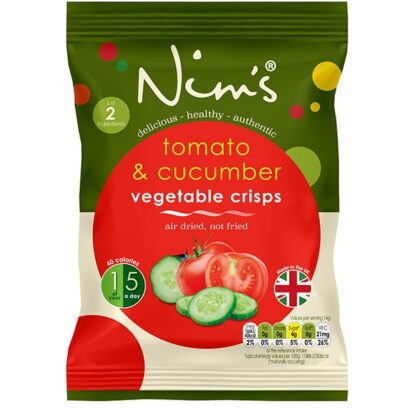 Tomato & Cucumber Vegetable Crisps - Single Pack