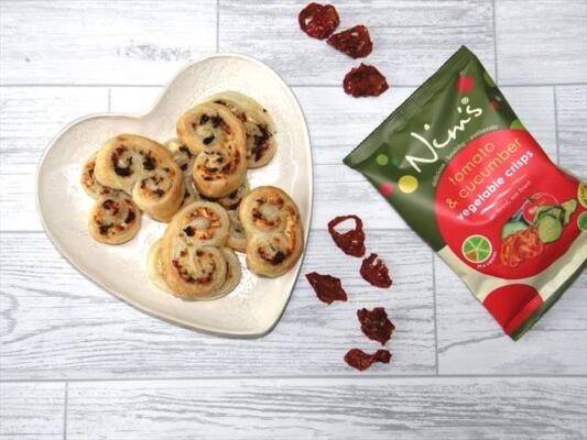 Nim's tomato feta and thyme Palmier recipe inspired by GBBO