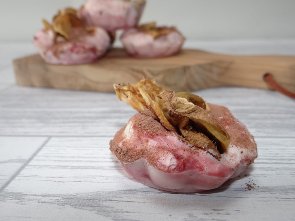 frozen yogurt bites made with Nim's