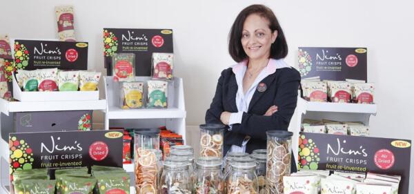 Nimisha Raja of Nim's Fruit and Vegetable Crisps