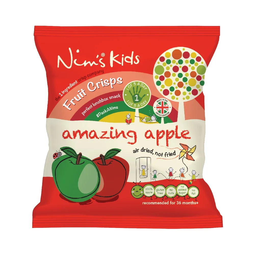 Nim’s Kids Apple Crisps Single Pack (16g)