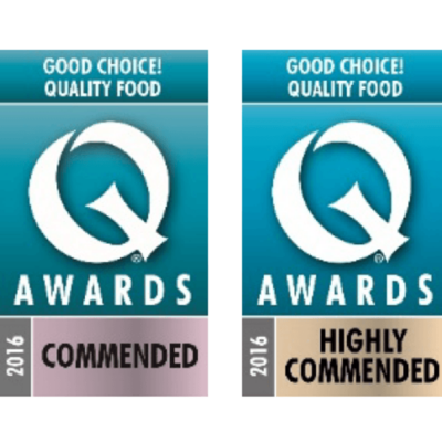 Quality Food and Drink Awards 2016 Commended & Highly Commended