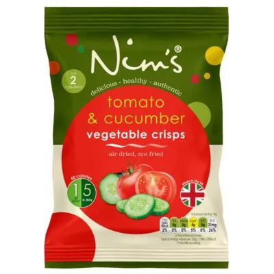 Tomato and Cucumber Whole Vegetable Crisps – 1 Pack