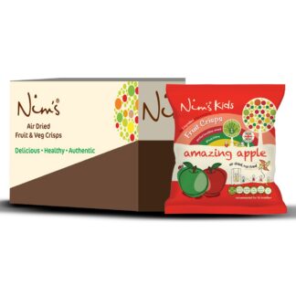Nim's Kids Amazing Apple Fruit Crisps Box (12 Packets)