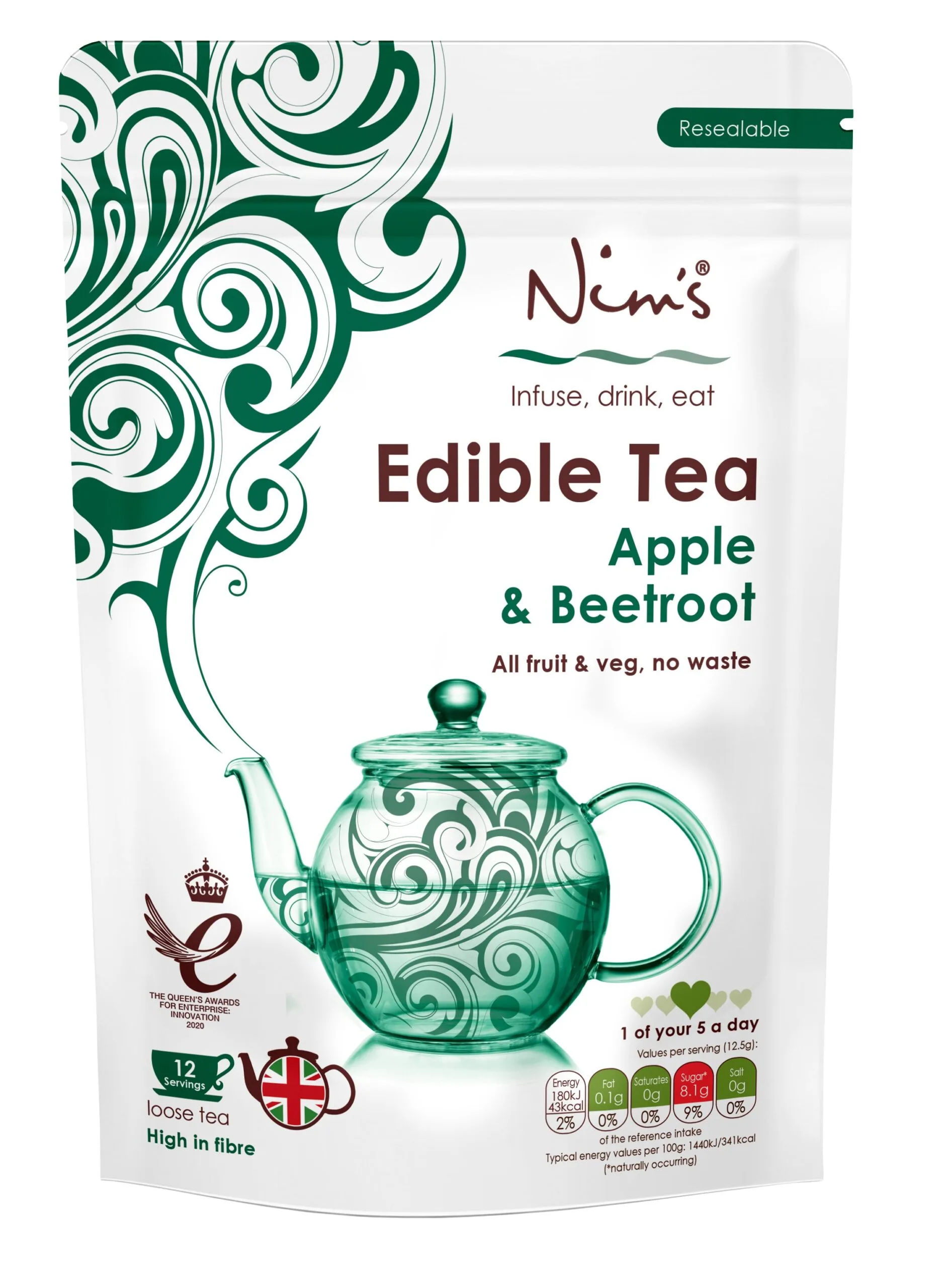 Nim’s Apple Beetroot Edible Tea (150g)