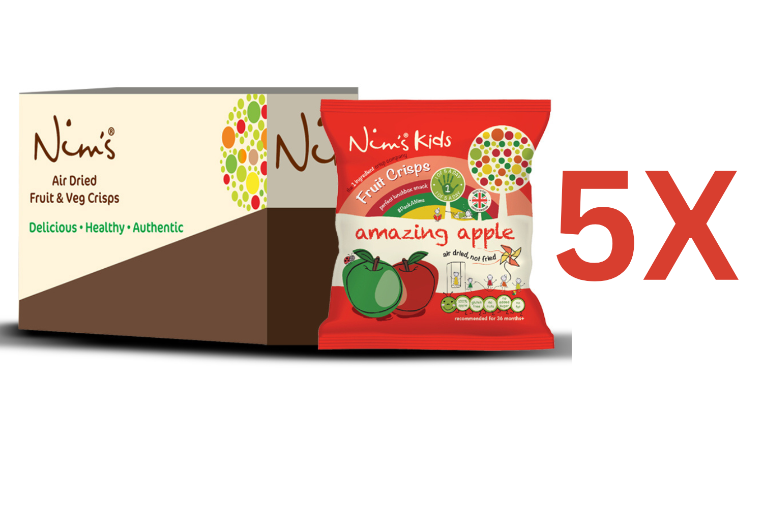 Kids Apple Crisps Box Set (5 x 16g Packs)