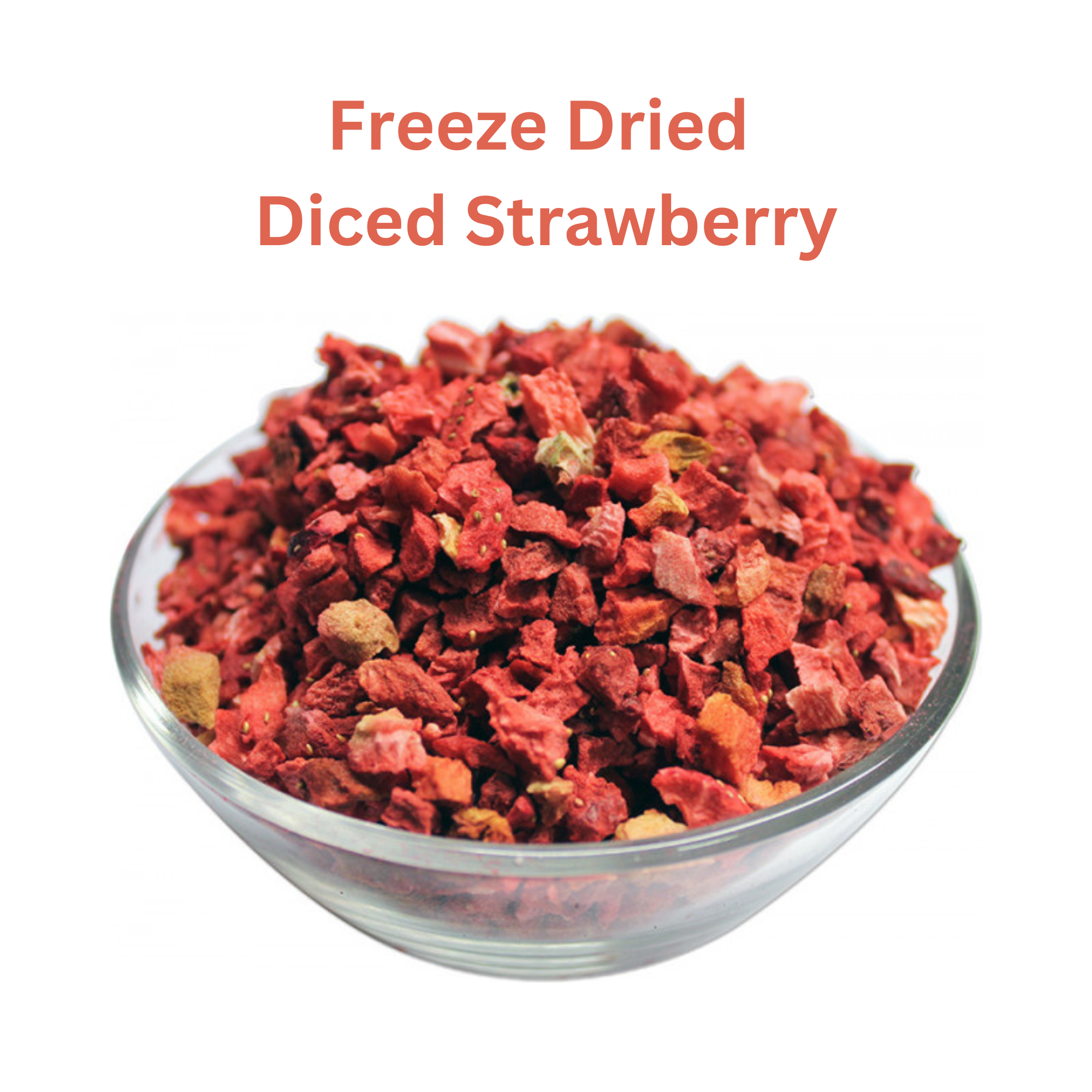 Nim’s Diced Strawberry Freeze Dried 100g – 100% Natural, No Added Sugar or Preservatives **Free UK Delivery**