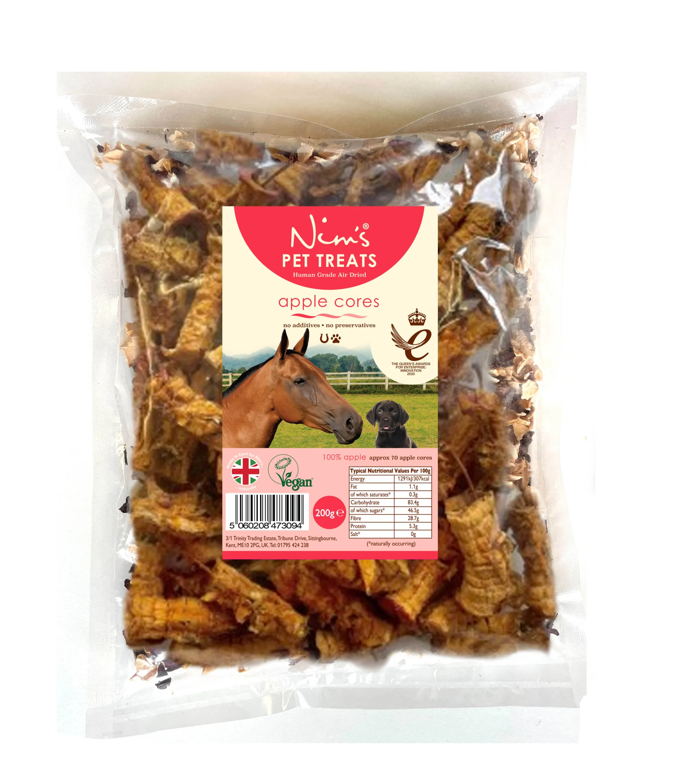 Nim’s Air Dried Apple Cores for Pets